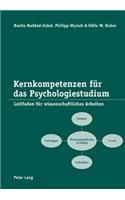 Kernkompetenzen Fuer Das Psychologiestudium