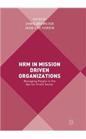 Hrm in Mission Driven Organizations