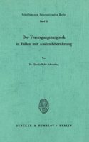 Der Versorgungsausgleich in Fallen Mit Auslandsberuhrung