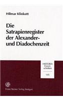 Die Satrapienregister Der Alexander- Und Diadochenzeit