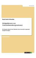 Erfolgsfaktoren von Unternehmenskooperationen