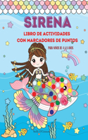 Sirena Libro de Actividades Con Marcadores de Puntos