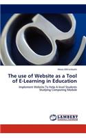 The Use of Website as a Tool of E-Learning in Education