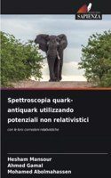 Spettroscopia quark-antiquark utilizzando potenziali non relativistici