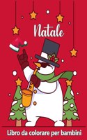 Libro da colorare natalizio per bambini età 4-8
