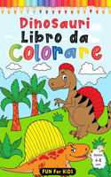 Dinosauri Libro da Colorare per bambini 4-8 anni