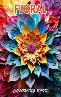 Floral Adult Coloring Book