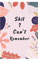 Shit I Can't Remember
