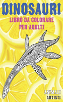 Libro da colorare per adulti - Artisti - Animali - Dinosauri