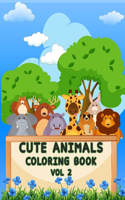 Cute Animals Coloring Book Vol 2