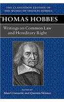 Thomas Hobbes: Writings on Common Law and Hereditary Right
