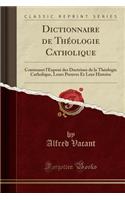 Dictionnaire de Théologie Catholique