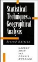 Statistical Techniques in Geographical Analysis