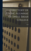 Directory of Living Alumnae of Sweet Briar College; 1940