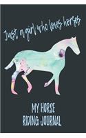 My Horse Riding Journal
