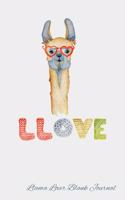 Llama Lover Blank Journal