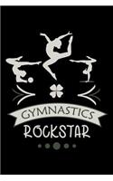 Gymnastics Rockstar: Gymnast Notebook for Kids: Girls and Boys. DIY Writing Diary, Exercise Journal, Meet Scores, Goals, Planner Note Book - 120 Lined Pages