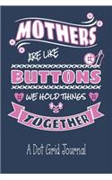 Mothers Are Like Buttons We Hold Things Together