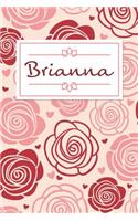 Brianna: Personalised Notebook / 120 Lined Pages / Perfect for journaling and writing notes.