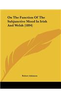 On The Function Of The Subjunctive Mood In Irish And Welsh (1894)