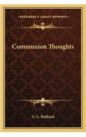 Communion Thoughts