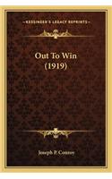 Out To Win (1919)