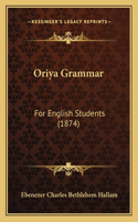 Oriya Grammar