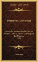 Defense De La Chronologie