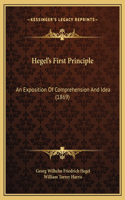 Hegel's First Principle