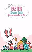 Easter Scissor Skills: 54 Pages Activity Book for Kids