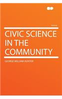 Civic Science in the Community