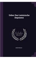 Ueber Das Lateinische Deponens