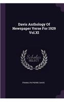 Davis Anthology Of Newspaper Verse For 1929 Vol.XI