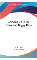 Growing Up in the Horse and Buggy Days