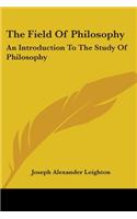 Field Of Philosophy