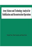 Army Science and Technology Analysis for Stabilization and Reconstruction Operations