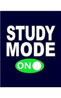 Study Mode On: Teacher, Student, Boys, Girls Writing Journal Lined, Diary, Notebook for Men & Women(17 Old School Notes)