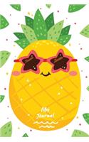 My Journal: Lined Notebook with Pineapple Cover Cool Journal, Unique Diary, Bullet Journal, for Writing - 130 Pages - 6 x 9