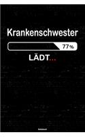 Krankenschwester Lädt... Notizbuch