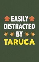 Easily Distracted By Taruca: Taruca Lovers Funny Gifts Dot Grid Journal Notebook 6x9 120 Pages