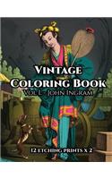Vintage Coloring Book vol. 1 - John Ingram