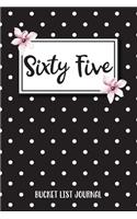 Sixty Five Bucket List Journal