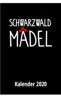 Schwarzwaldmädel Kalender 2020