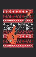 Ugly Christmas - Bass Guitar: Blank Lined Notebook - Journal for Ugly Christmas Gift And New Year Gift Idea