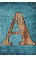 Monogrammed Notebook - A