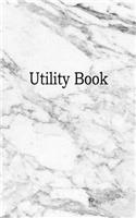Utility Book: 1/4 Inch Lined, Memo Book, 5x8, 104 Pages