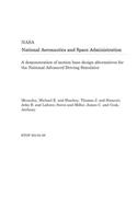 A Demonstration of Motion Base Design Alternatives for the National Advanced Driving Simulator