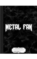 Heavy Metal Fan Composition Notebook: College Ruled 93/4 X 71/2 100 Sheets 200 Pages for Writing
