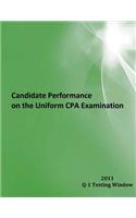 Candidate Performance on the Uniform CPA Examination: 2011 Window Q-1