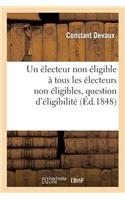 Électeur Non Éligible À Tous Les Électeurs Non Éligibles, Question d'Éligibilité de la Jeunesse